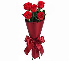 Букет 5 Красных роз Эдлесс Лав в Туже