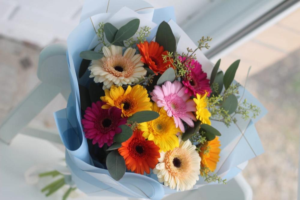 Букет цветов из: Герберы в Туже