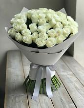 Букет 35 Белых роз #REPLACE_PRED# Туже