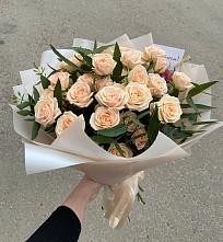 Букет Кремовые розы Латте #REPLACE_PRED# Туже