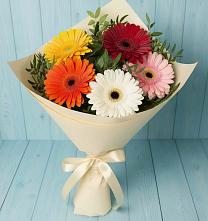 Букет цветов из:  Герберы в Туже