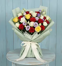Букет цветов из:  Розы #REPLACE_PRED# Туже