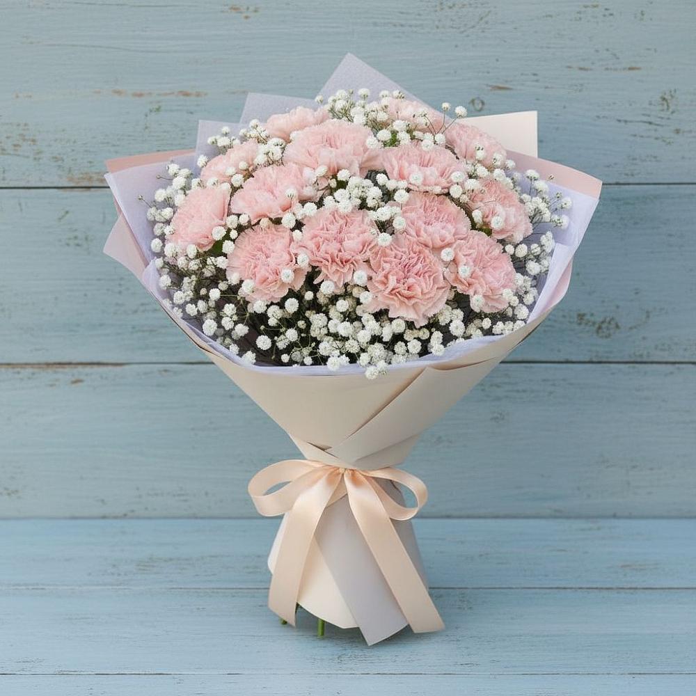 Букет цветов из: Гвоздики в Туже