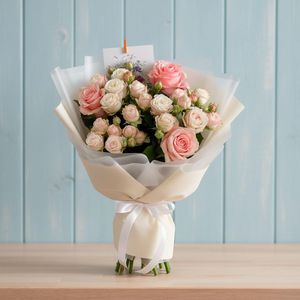 Букет цветов из: Розы в Туже