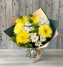 Букет цветов из:  Хризантемы #REPLACE_PRED# Туже