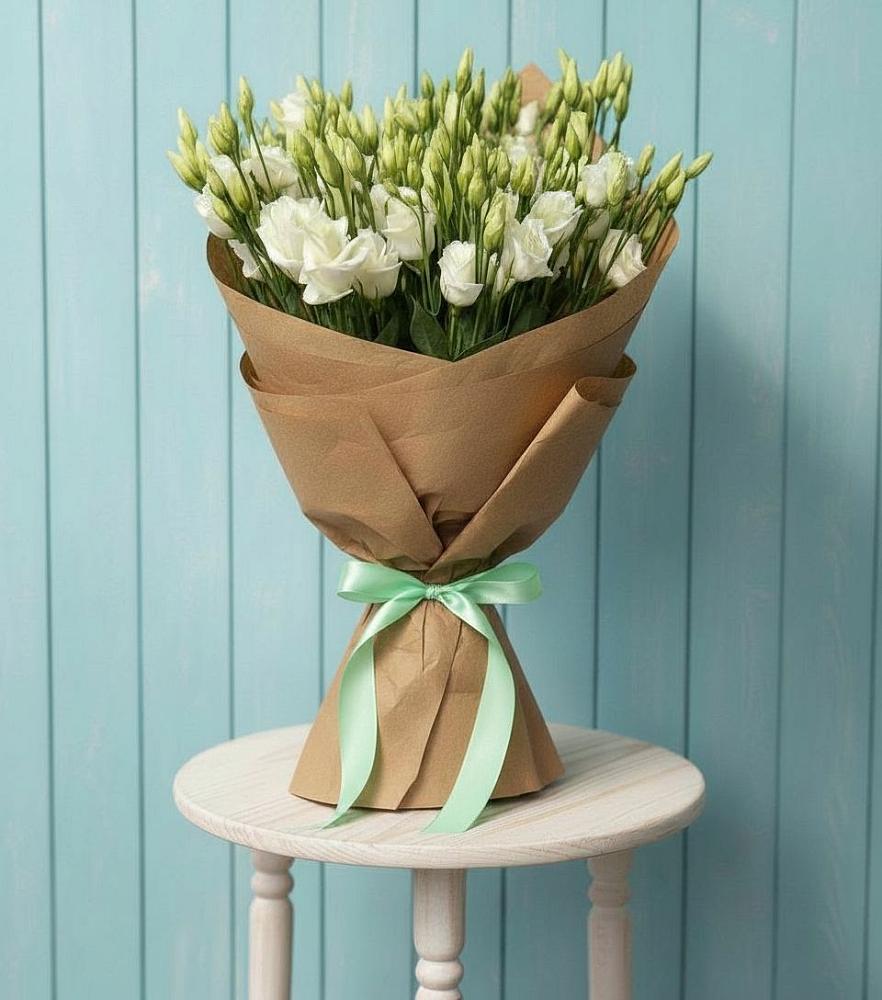 Букет цветов из: Лизиантусы в Туже