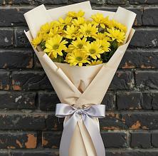 Букет цветов из:  Хризантемы #REPLACE_PRED# Туже