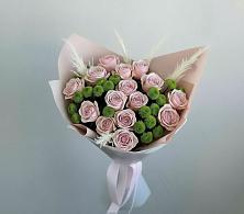 Букет цветов из:  Розы и Хризантемы #REPLACE_PRED# Туже