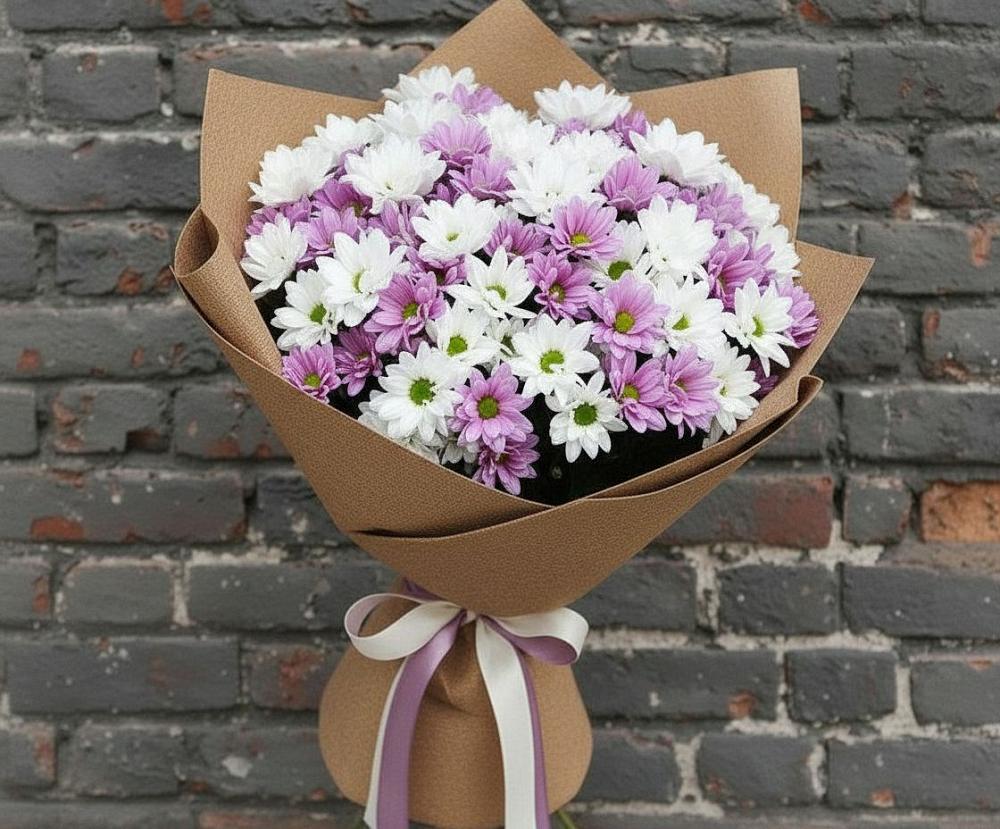 Букет цветов из: Хризантемы в Туже