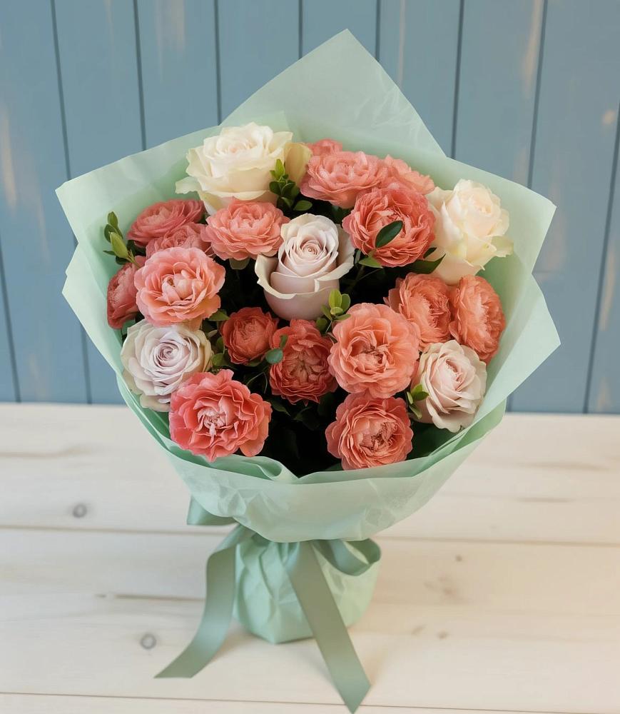 Букет цветов из: Розы в Туже