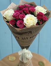 Букет цветов из:  Розы в Туже