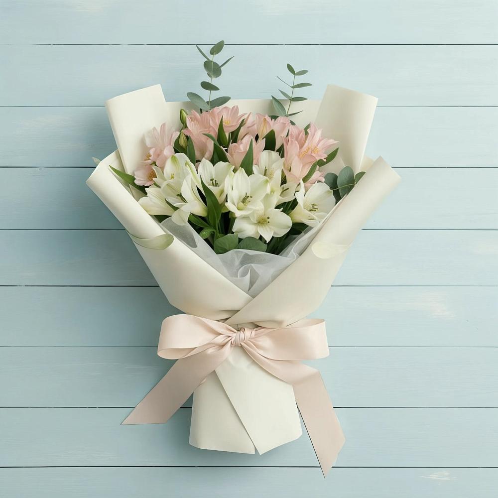 Букет цветов из: Альстромерии в Туже