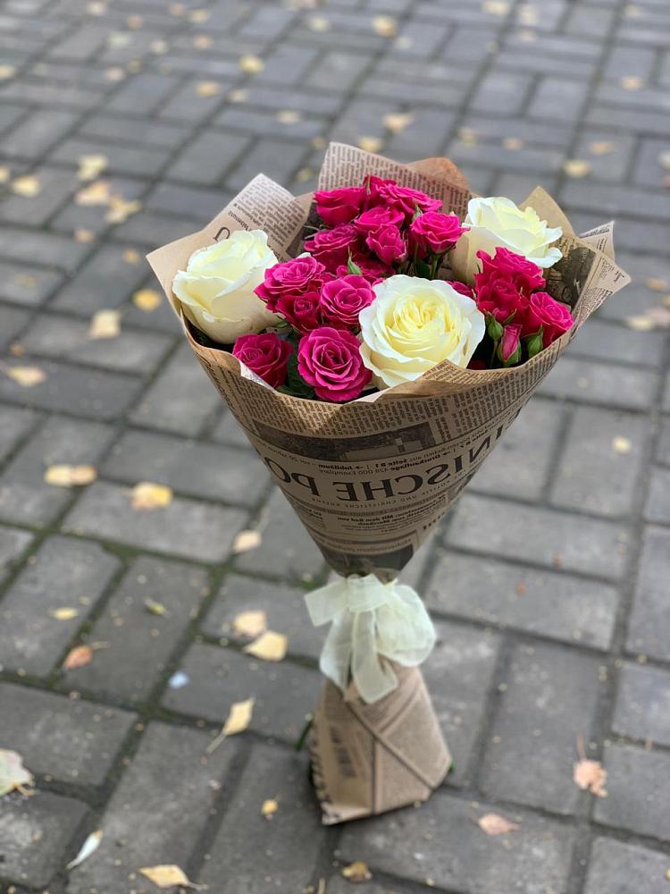 Букет цветов из: Розы в Туже